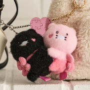 Kakao Friends - Black Choon Magnet Doll Keyring Set (Choonsik)