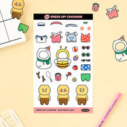 Kakao Friends - Choonsik Dress Up! Deco Sticker
