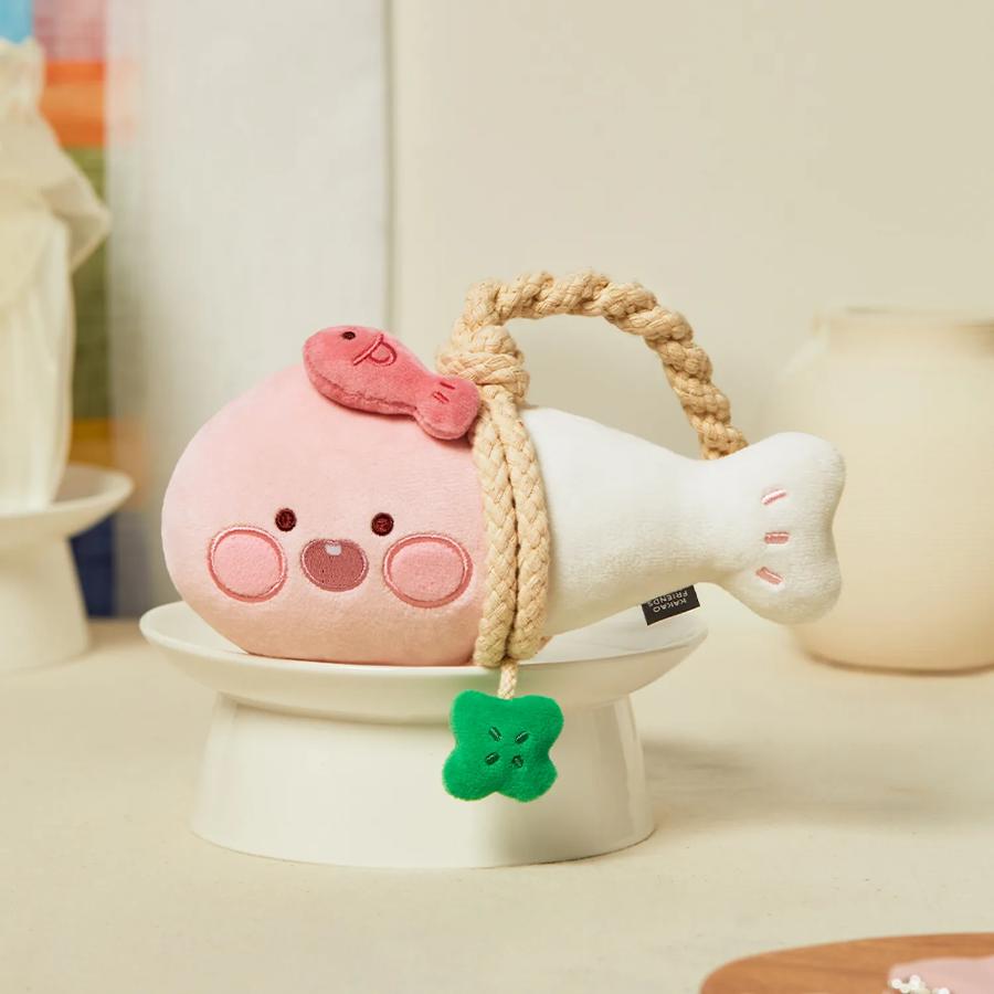 Kakao Friends - Fortune Apeach Pollack Hanging Plush Doll
