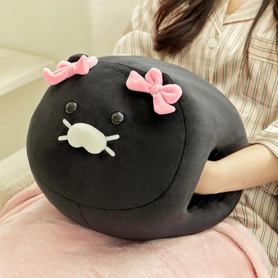 Kakao Friends - Black Choon Spring Hand Warmer Cushion