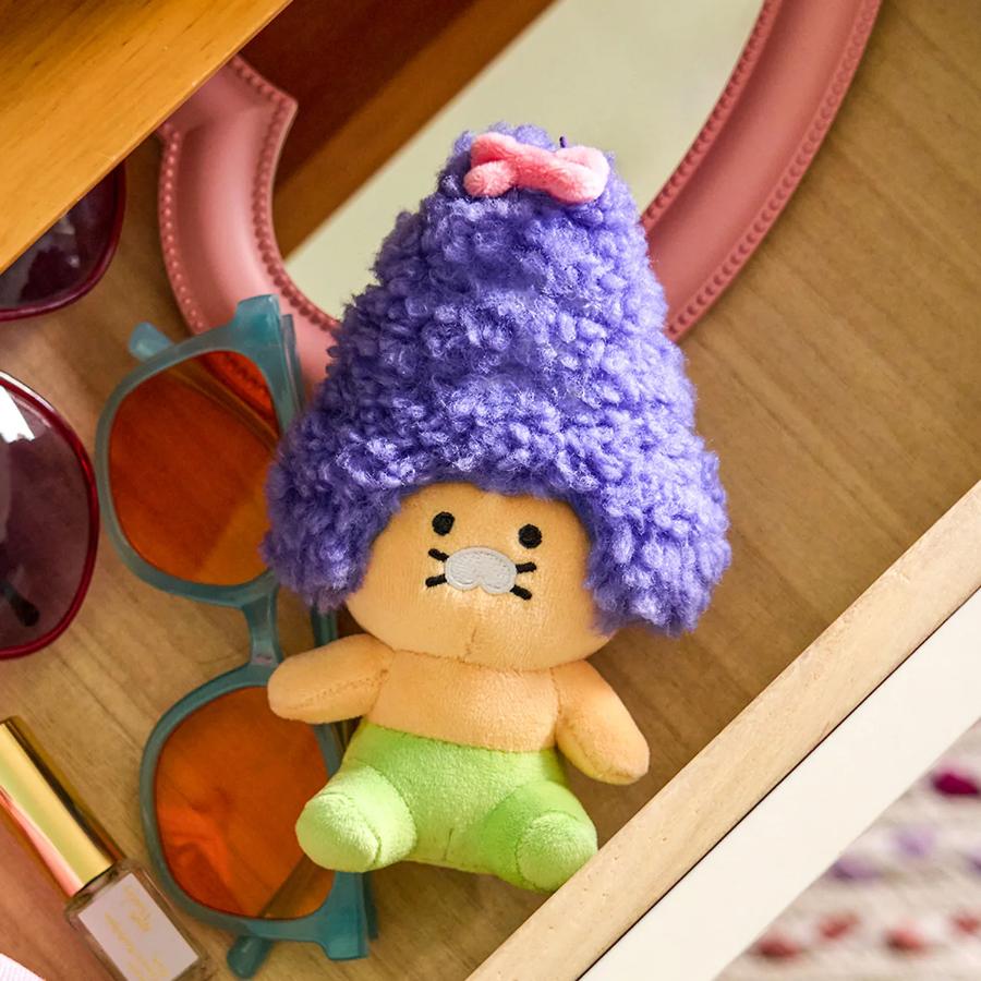 Kakao Friends - Purple Roll Choon Doll Keyring