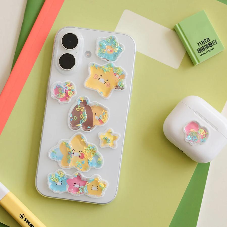 Kakao Friends - Byeolnan Choonsik Shaker Sticker Set