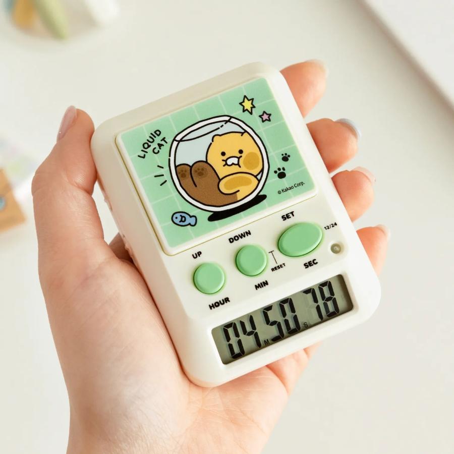 Kakao Friends - Liquid Cat Stopwatch (Choonsik)