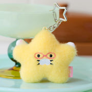 Kakao Friends - Choonsik Byeolnan Yellow Star Doll Keyring