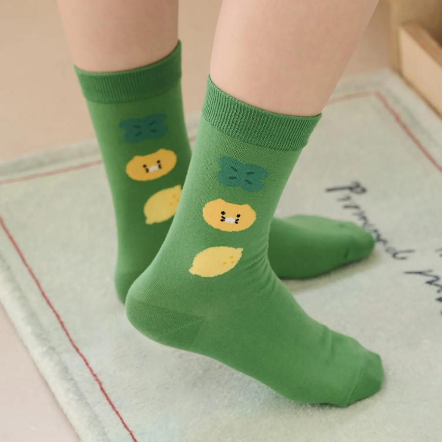 Kakao Friends - Lucky Day Green Socks (Choonsik)