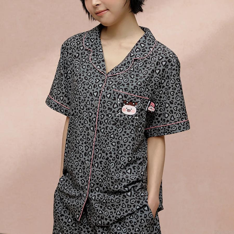 Kakao Friends - WOOGA CHOON Women Leopard Pajamas (Apeach)