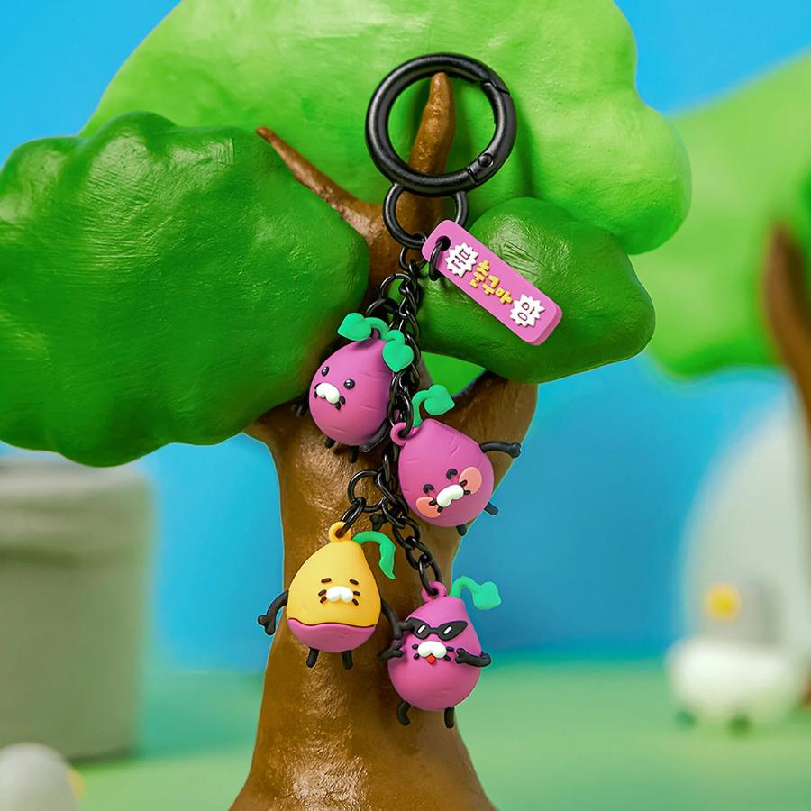 Kakao Friends - Choonguma Family Figure Keyring