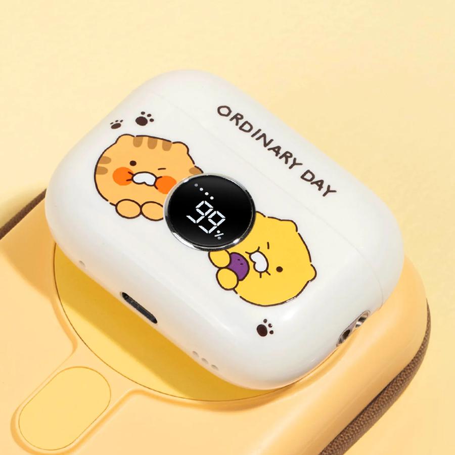 Kakao Friends - Ordinary Day Beige Wireless Bluetooth Earphones