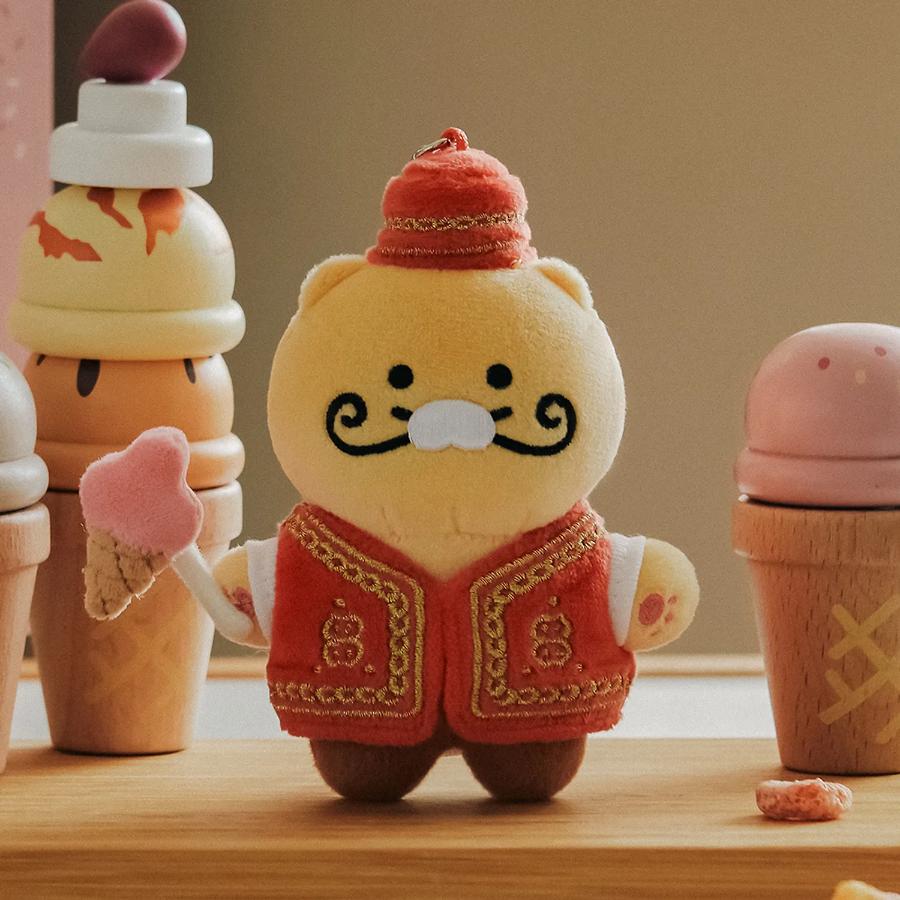 Kakao Friends - World Tour Turkish Ice Cream Doll Keyring (Choonsik)
