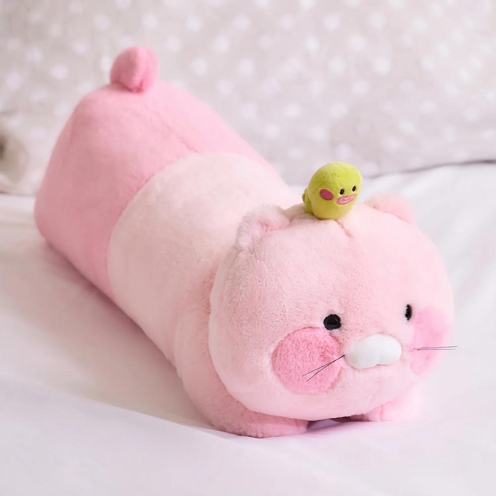 Kakao Friends - Peach Fresh Pink Pillow (Choonsik)