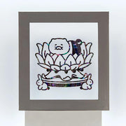 MU:DS x Kakao Friends - Celadon Incense Burner Natural Mother-of-Pearl Sticker (Choonsik)