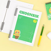 Kakao Friends - Vivid Hardcover Line Spring Notebook (Choonsik)