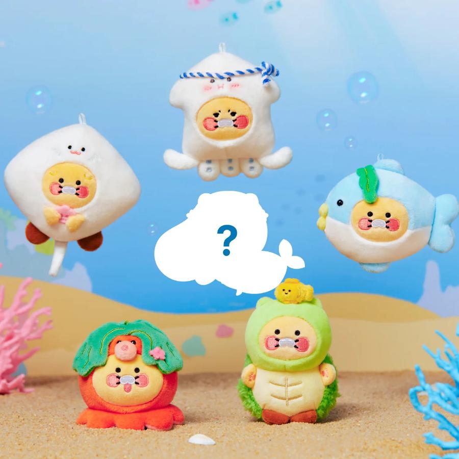 Kakao Friends - FRIENDZOO Marine Animal Random Doll Keyring (Choonsik)