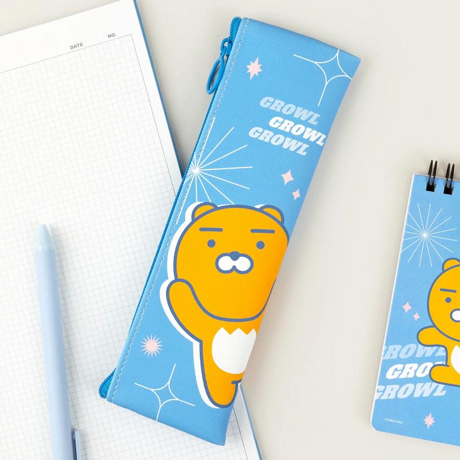 Kakao Friends - Ryan Vivid Mini Flat Pencil Case