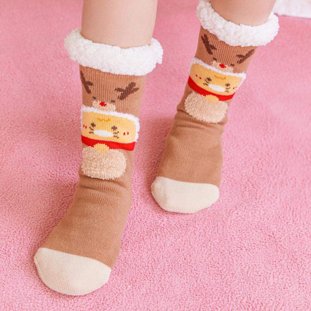 Kakao Friends - Baby Choonsik Merry Choon Christmas Sleep Socks - Kakao Friends - Socks - Harumio