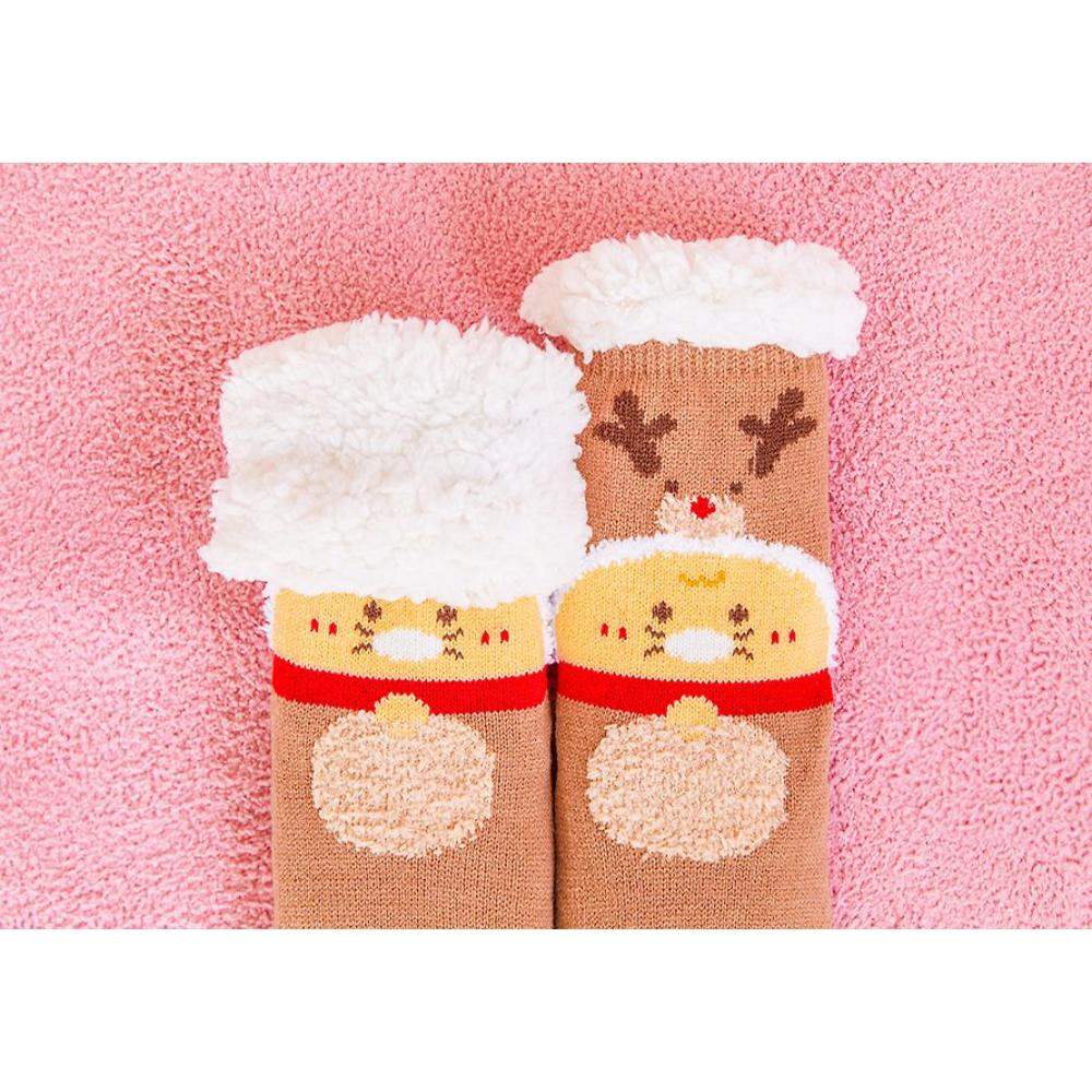 Kakao Friends - Baby Choonsik Merry Choon Christmas Sleep Socks - Kakao Friends - Socks - Harumio