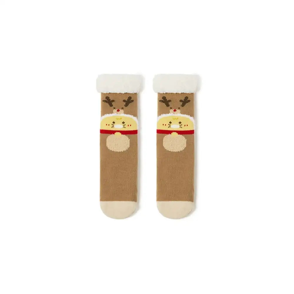Kakao Friends - Baby Choonsik Merry Choon Christmas Sleep Socks - Kakao Friends - Socks - Harumio
