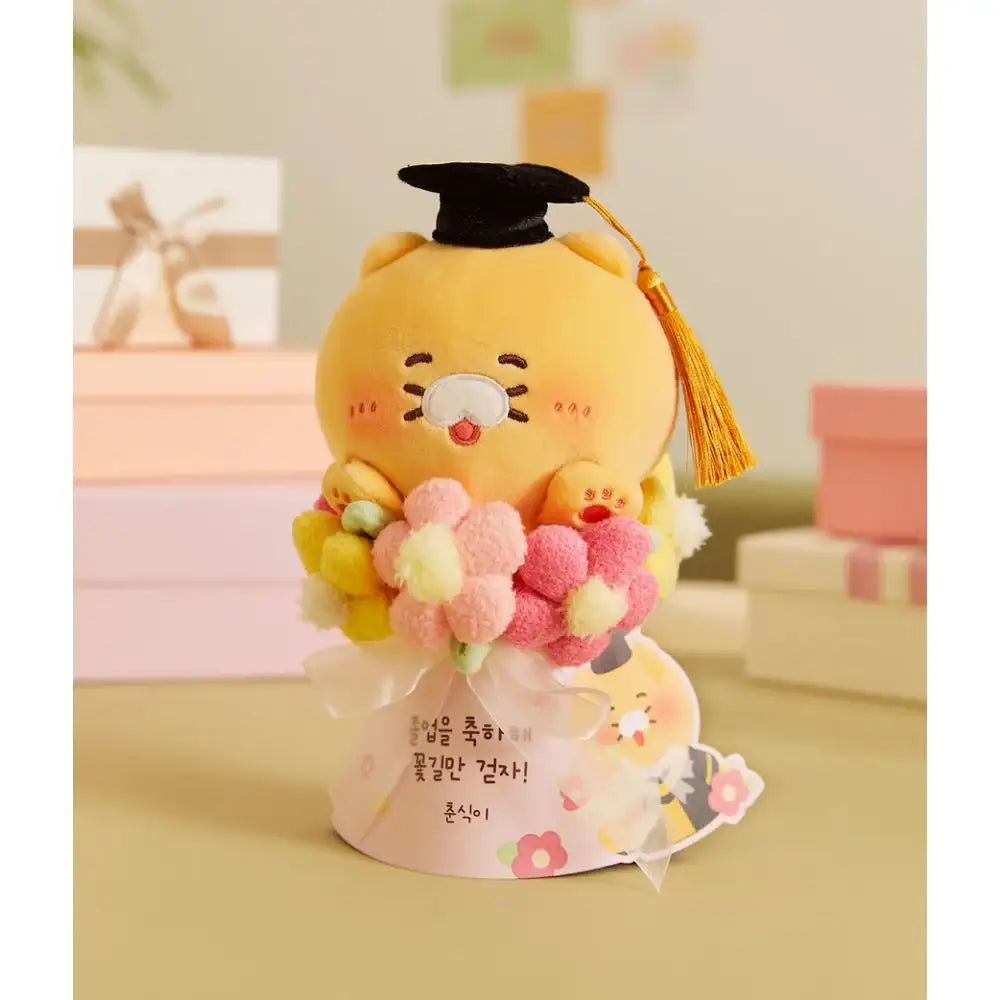 Kakao Friends - Choonsik Congratulations Graduation Flower Plush Doll - Kakao Friends - Plush Doll - Harumio