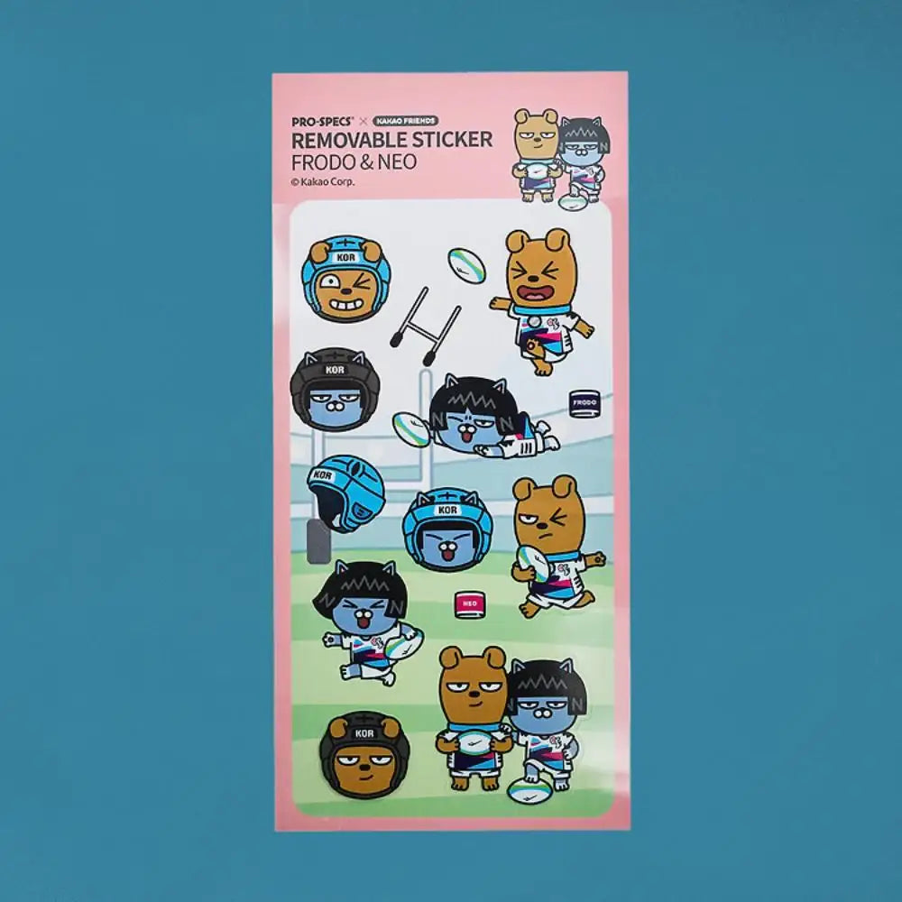 PRO-SPECS x Kakao Friends - Frodo & Neo Rugby Sticker Pack - Kakao Friends - Sticker - Harumio