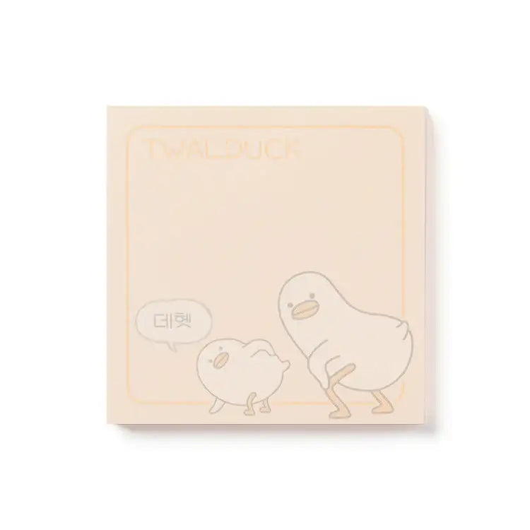 Kakao Friends - Twalduck Rice Cake Memo - Kakao Friends - Home & Living, Accessories - Harumio