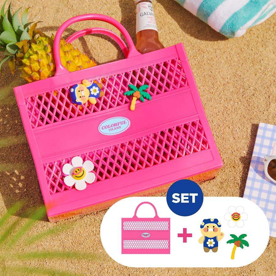 Wiggle Wiggle x Kakao Friends - Choonsik Jelly Bag & Silicone Charm Set - Wiggle Wiggle x Kakao Friends - Jelly Bag - Harumio