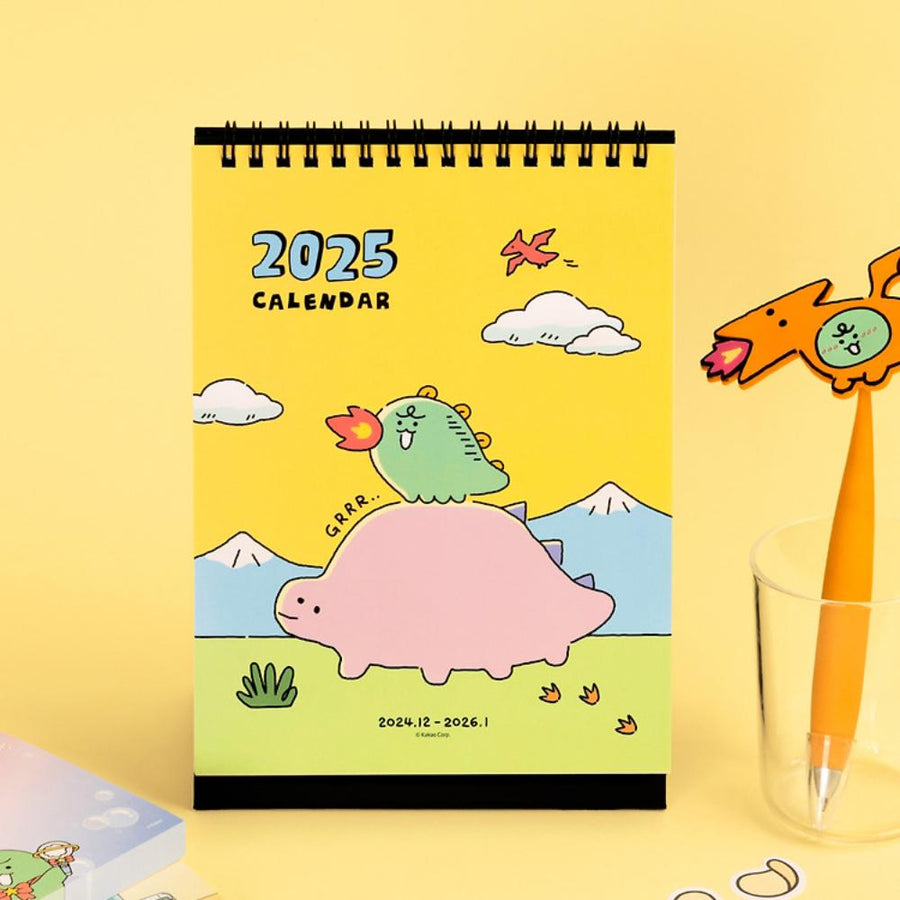 Kakao Friends - Jordi Dino 2025 Vertical Desk Calendar - Kakao Friends - Desk Calendar - Harumio