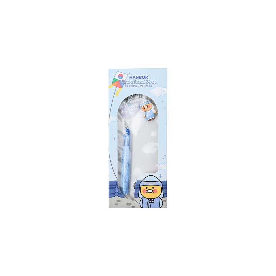 Kakao Friends - Choonsik Hanbok Blue Figure Tassel Strap