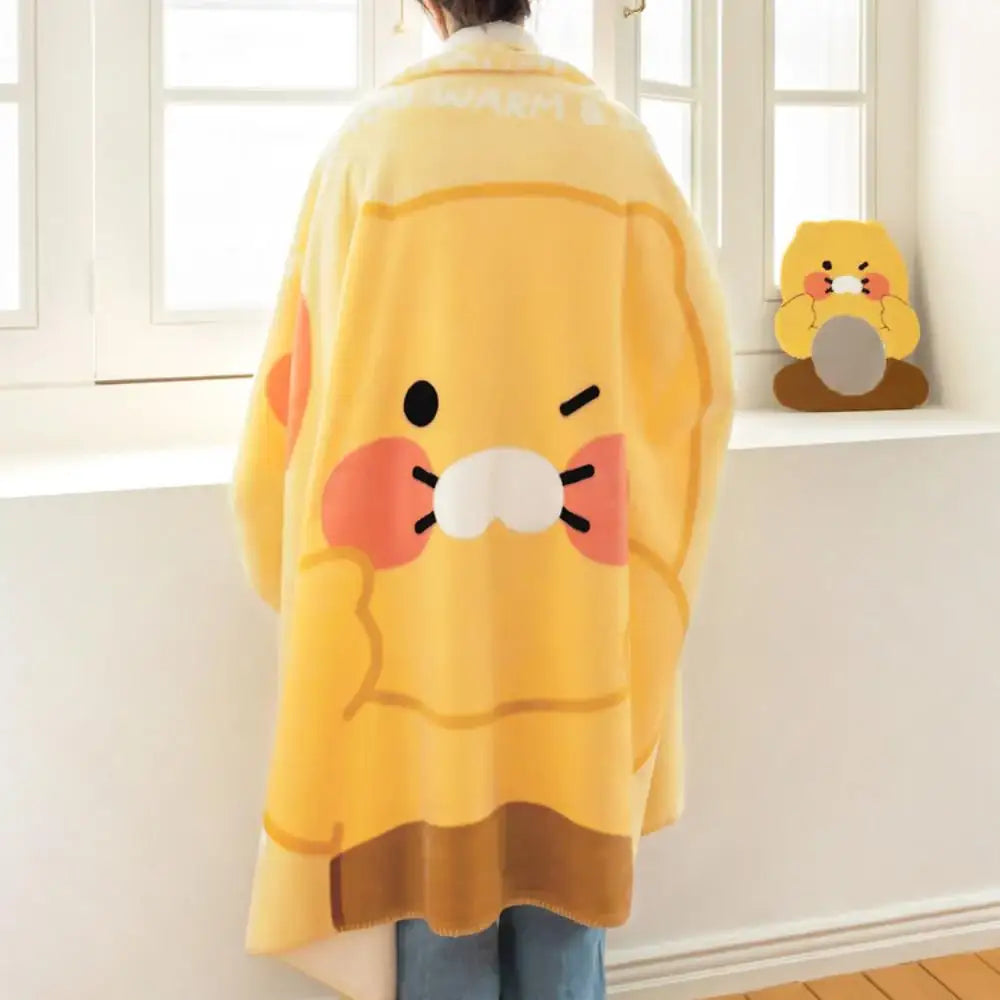 Kakao Friends - Choonsik Lovely Large Fleece Blanket - Kakao Friends - Blanket - Harumio