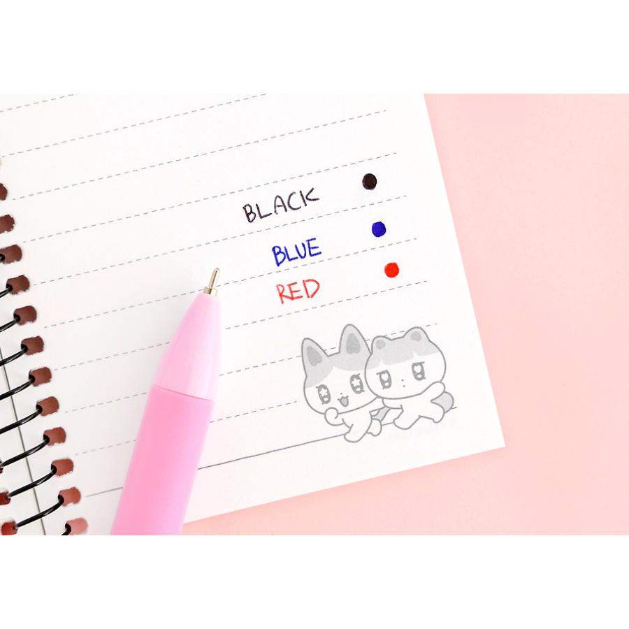 Kakao Friends - GOLGOLZ 3-Color Ballpoint Pen (Kong Lee) - Kakao Friends - Ballpoint Pen - Harumio