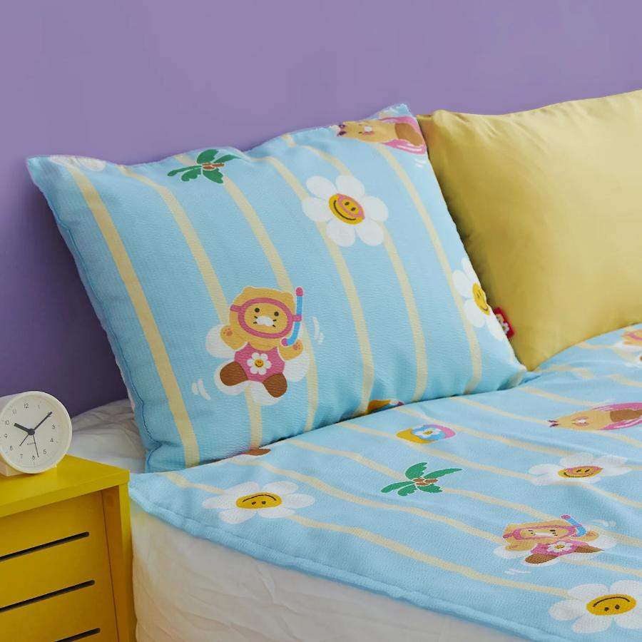 Wiggle Wiggle x Kakao Friends - Choonsik Single Blanket & Pillow Cover - Wiggle Wiggle x Kakao Friends - Duvet - Harumio
