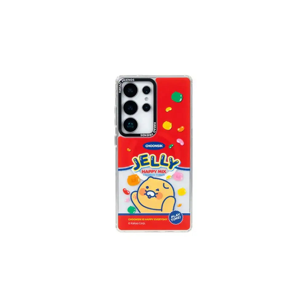 Kakao Friends - Choonsik Jelly Snack Clear Magnetic Case - Kakao Friends - Phone Case - Harumio