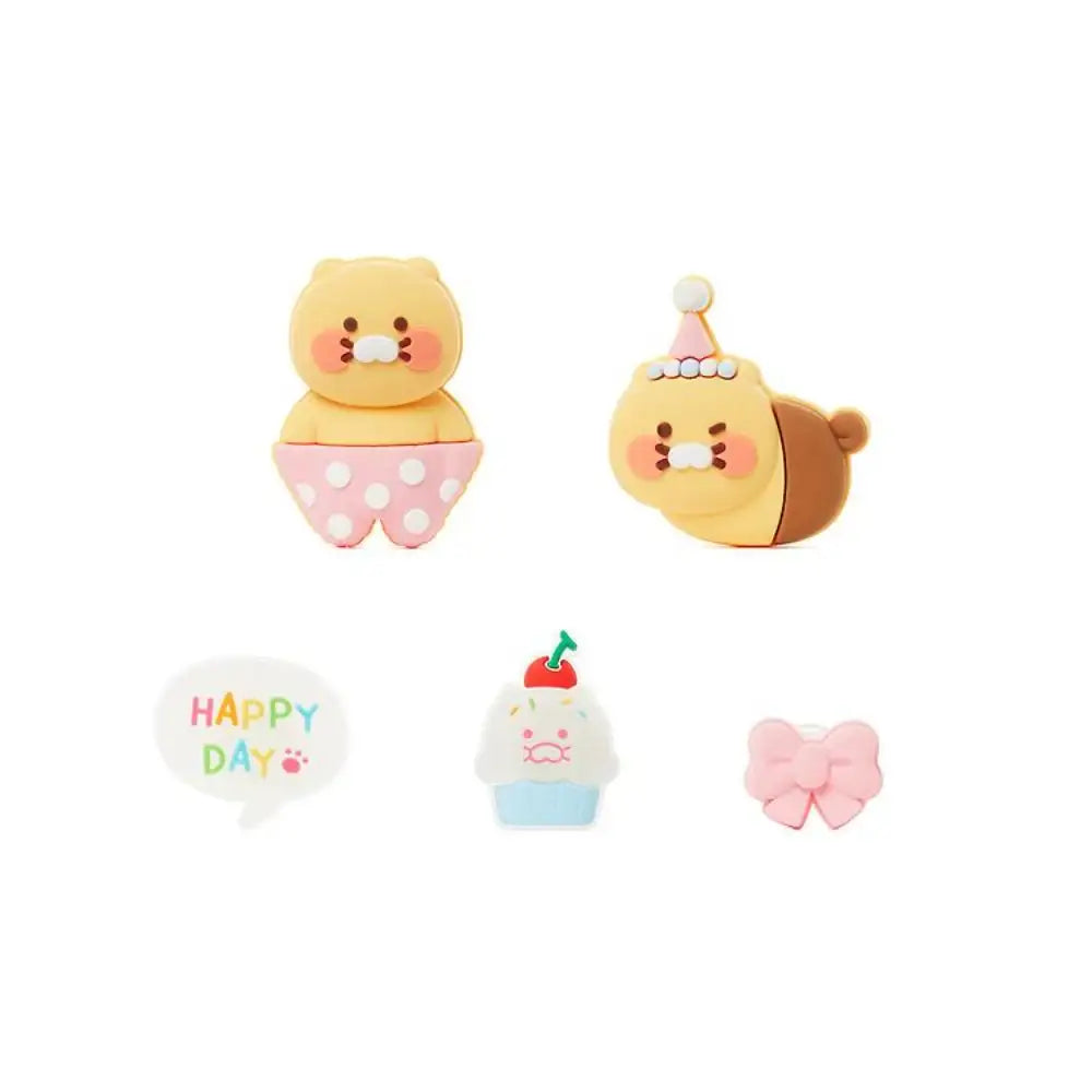Kakao Friends - Choonsik's Birthday Party Silicone Charm Set - Kakao Friends - Silicon charm - Harumio
