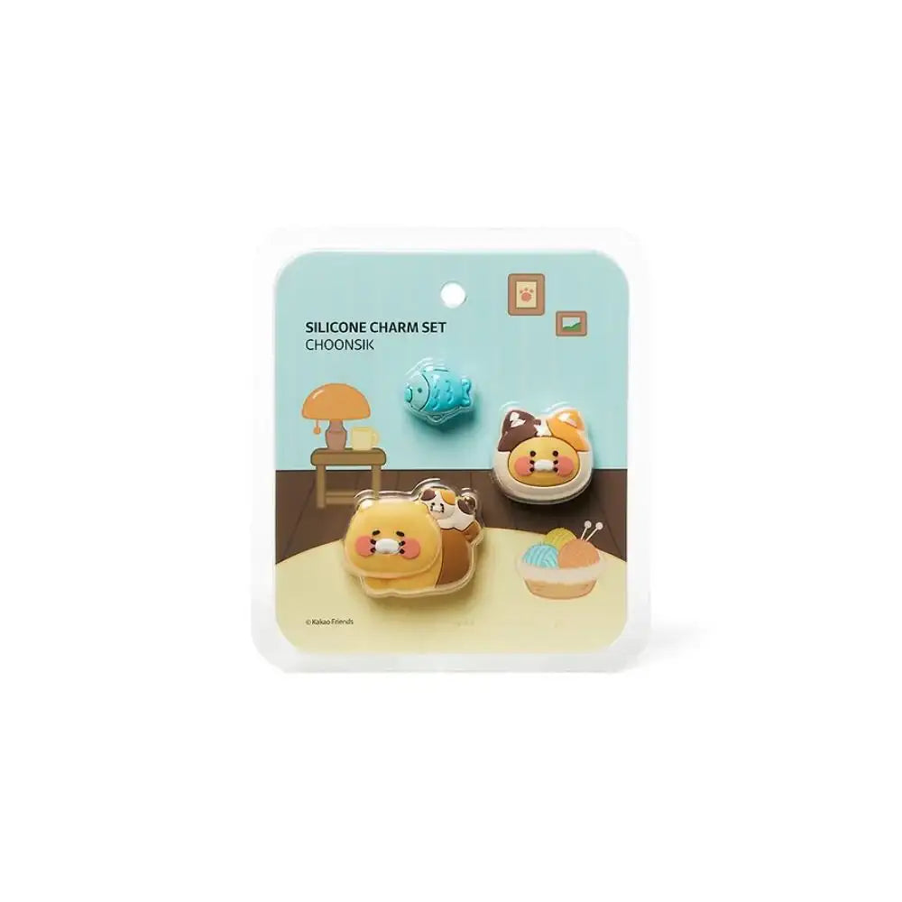 Kakao Friends - Choonsik Silicone Charm Set