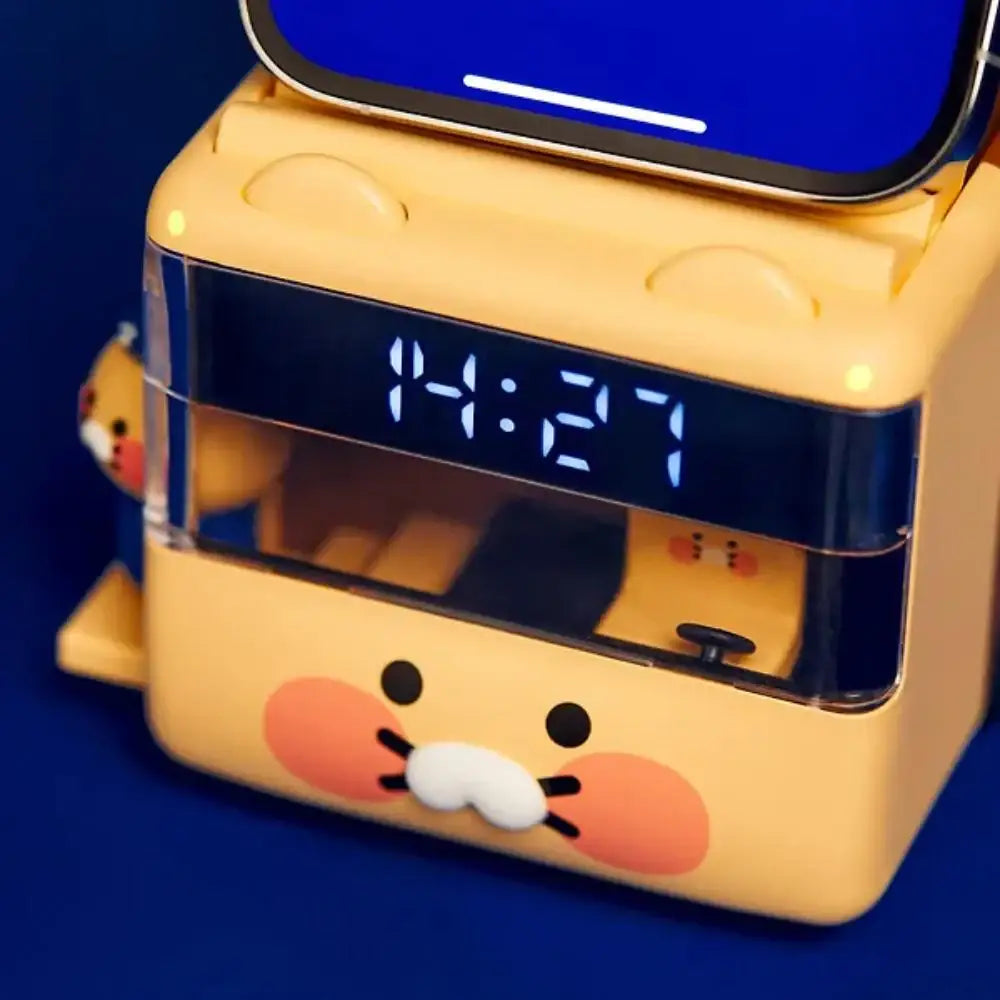 Kakao Friends - Choonsik Bus 2 in 1 Wireless Charging LED Clock - Kakao Friends - Wireless Charger - Harumio