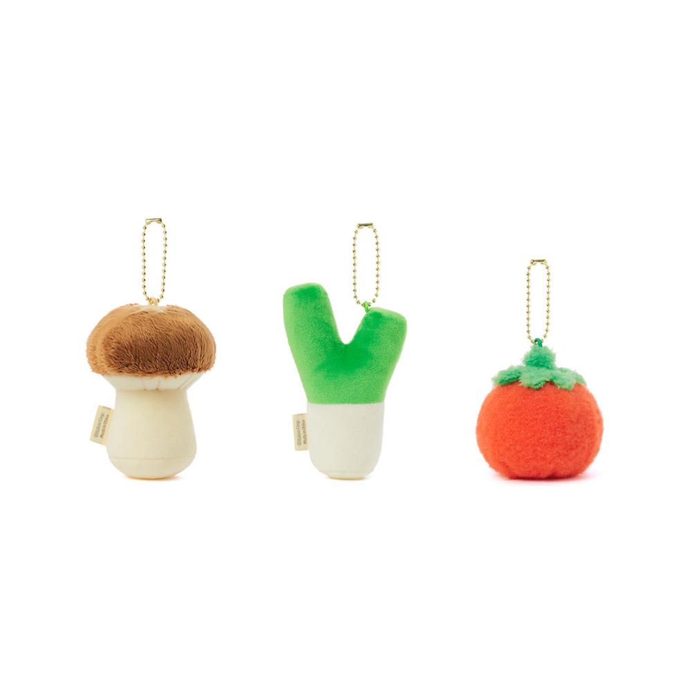 Kakao Friends - Choonsik Masamchun Vegetable Doll Keyring Set