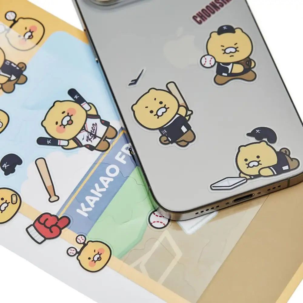 PRO-SPECS x Kakao Friends - Choonsik Baseball Sticker Pack - Kakao Friends - Sticker - Harumio