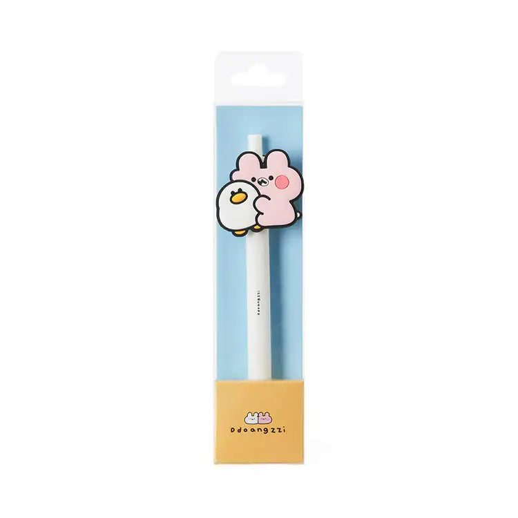 Kakao Friends - Ddoangzzi Figure Gel Pen (Pinto & Duck) - Kakao Friends - Food - Harumio