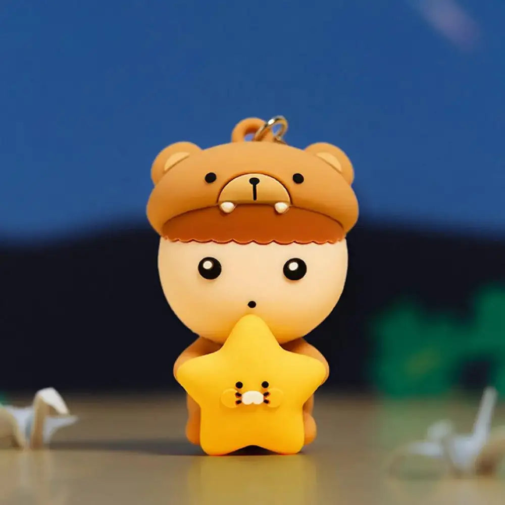 Maru Is a Puppy x Kakao Friends - Maru LED Figure Keyring - Webtoon Friends - Figure Keyring - Harumio