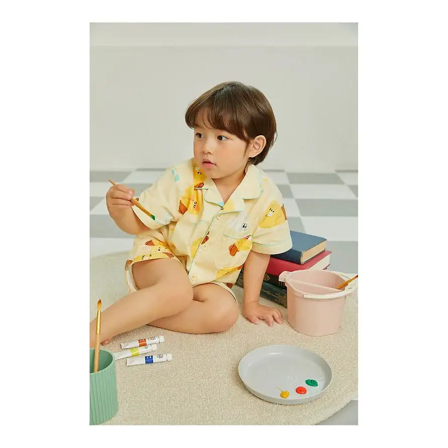 Apricot Studios x Kakao Friends - Choonsik Pajamas Set (Kids) - Kakao Friends - Pajamas - Harumio