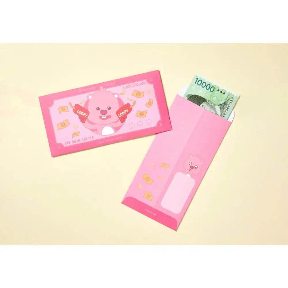 Kakao Friends x Zanmang Loopy - Janmangrupee Money Envelope Set - Kakao Friends x Zanmang Loopy - Home & Living, Accessories - Harumio