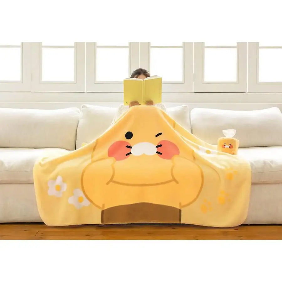 Kakao Friends - Choonsik Lovely Large Fleece Blanket - Kakao Friends - Blanket - Harumio