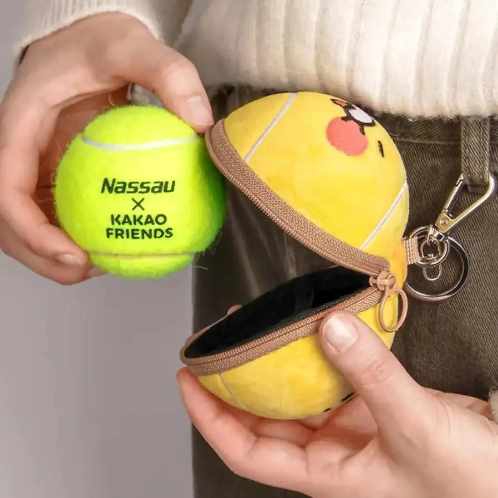 NASSAU x Kakao Friends - Face Tennis Ball Pouch Keyring - NASSAU x Kakao Friends - Keyring - Harumio