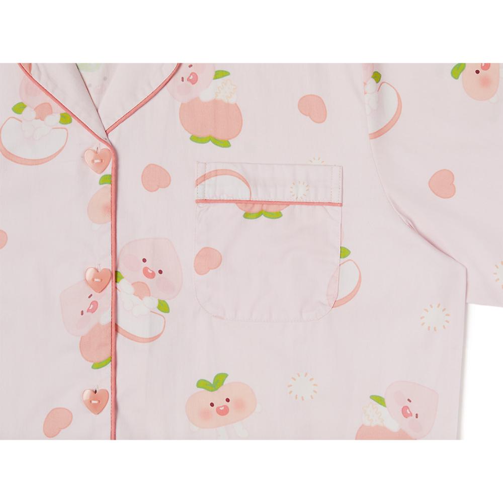 Kakao Friends - Peach Fresh Lovely Women's Pajamas (Little Apeach)