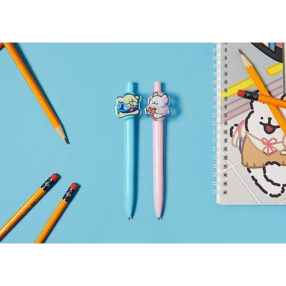 Kakao Friends - Maltese Ballpoint Pen Set (Back to School Edition)