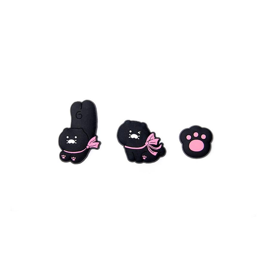 Kakao Friends - Black Choon Magnet Deco Tumbler