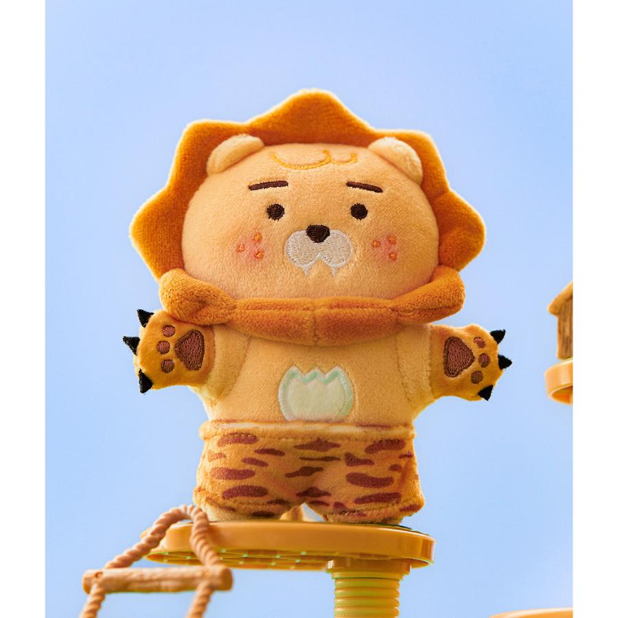 Kakao Friends - FRIENDZOO Lion Doll Keyring (Little Ryan)