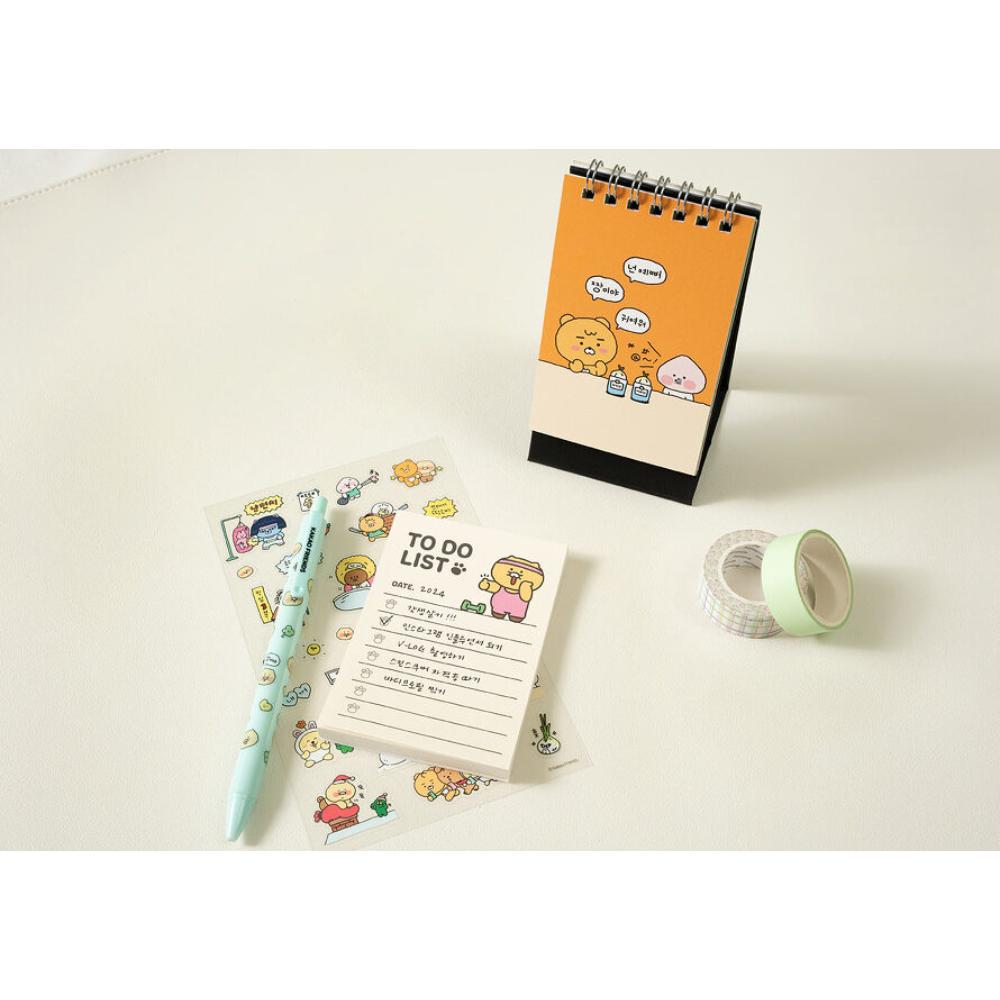 Kakao Friends - 2024 Newborn Weekly Diary & Desk Calendar Set