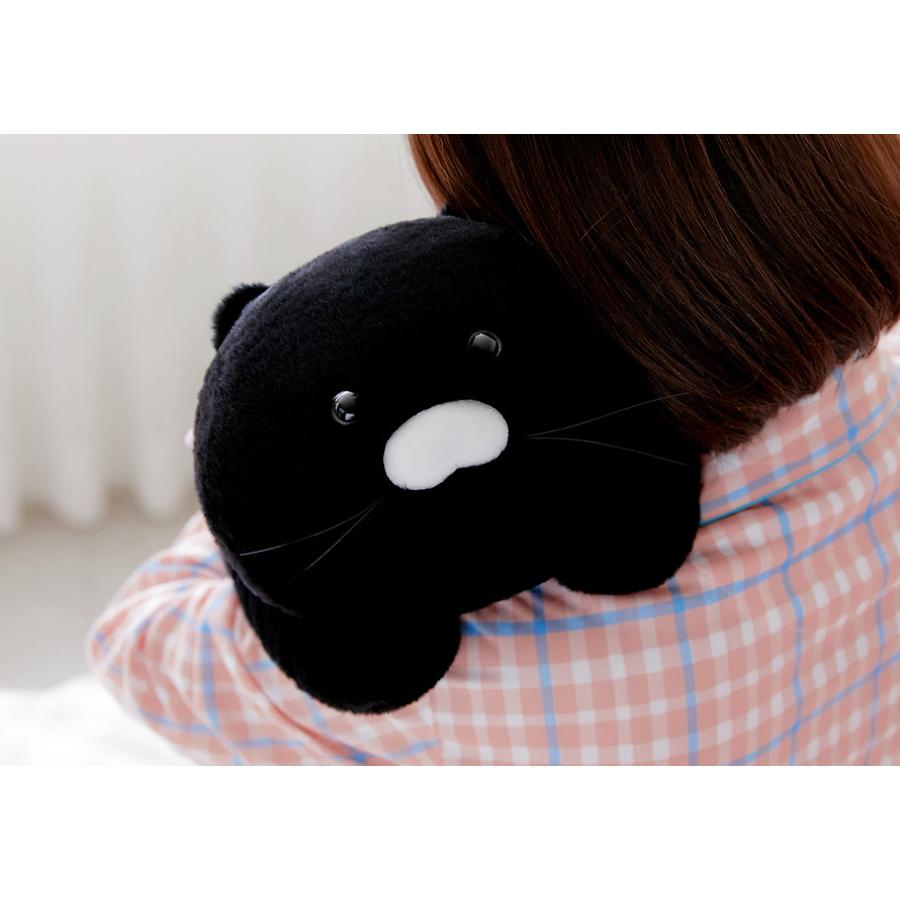Kakao Friends - Black Choon Pink Ribbon Pillow (Choonsik)