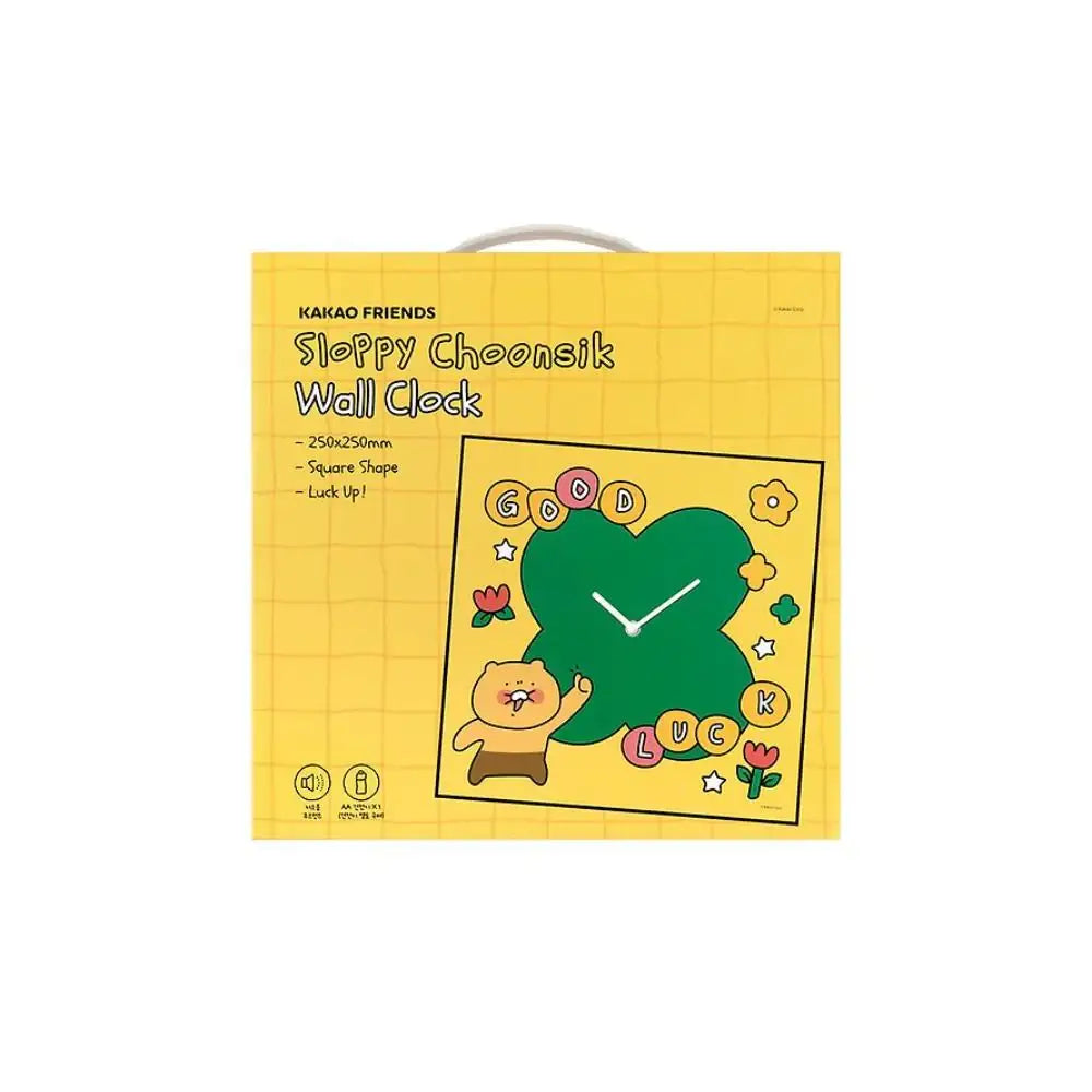 Kakao Friends - Sloppy Choonsik Wall Clock - Kakao Friends - Home & Living, Accessories - Harumio