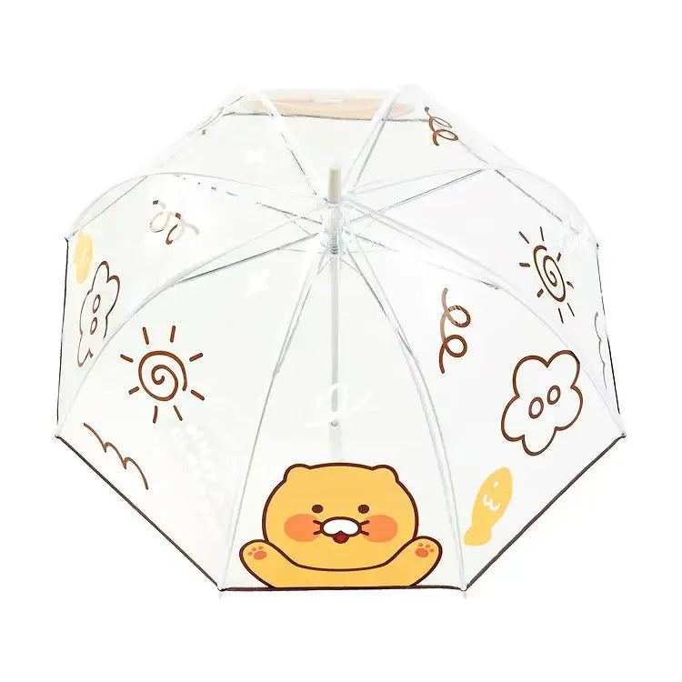 Kakao Friends - Dome-Shaped 8K Transparent Umbrella - Kakao Friends - Umbrella - Harumio